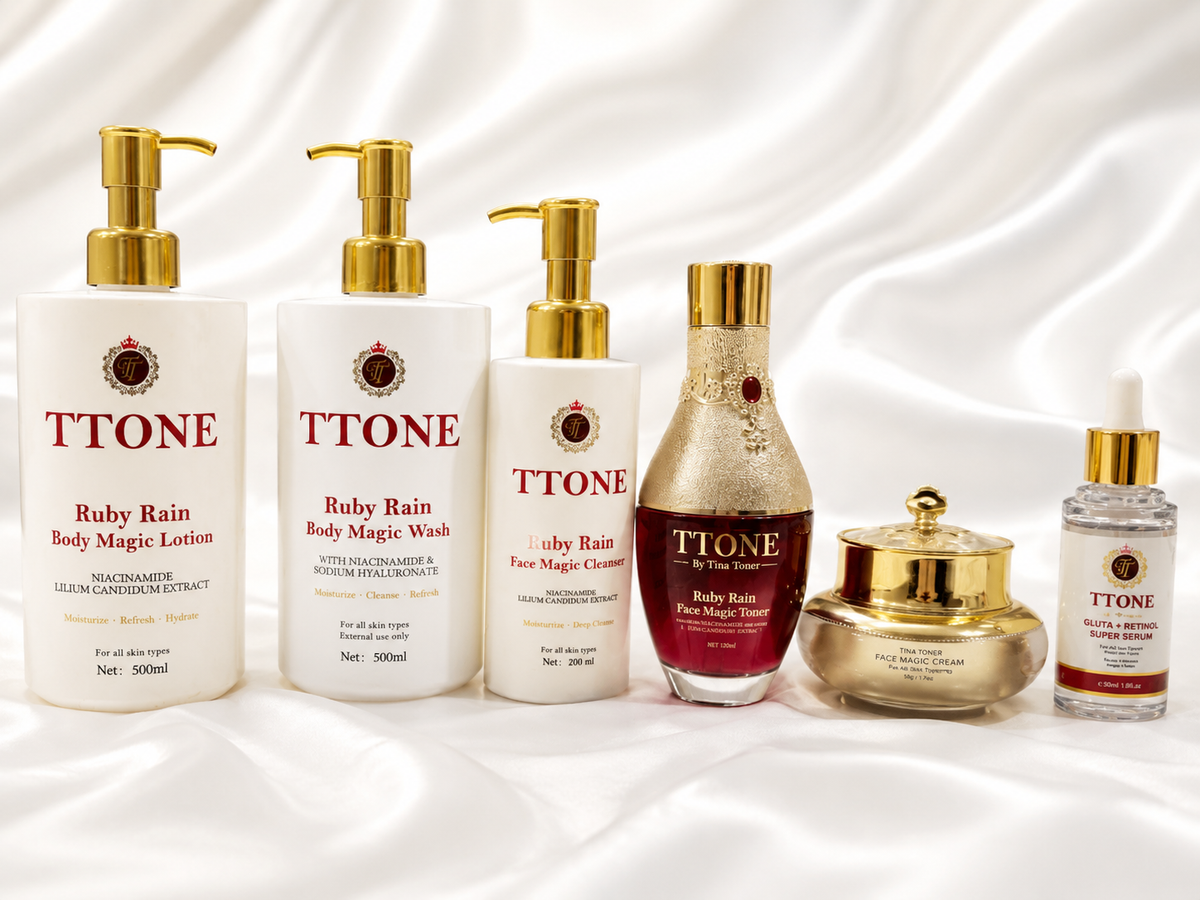 TINA TONER Tina Toner Skin – Complete Glow Care Set