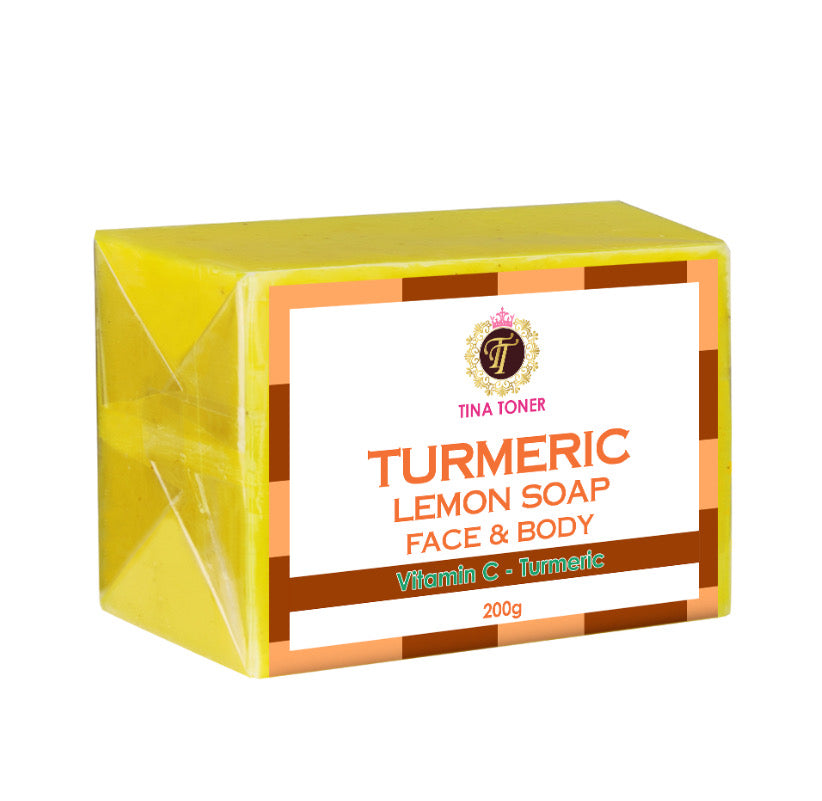 Glutathione Turmeric Lemon Face & Body Soap 150g