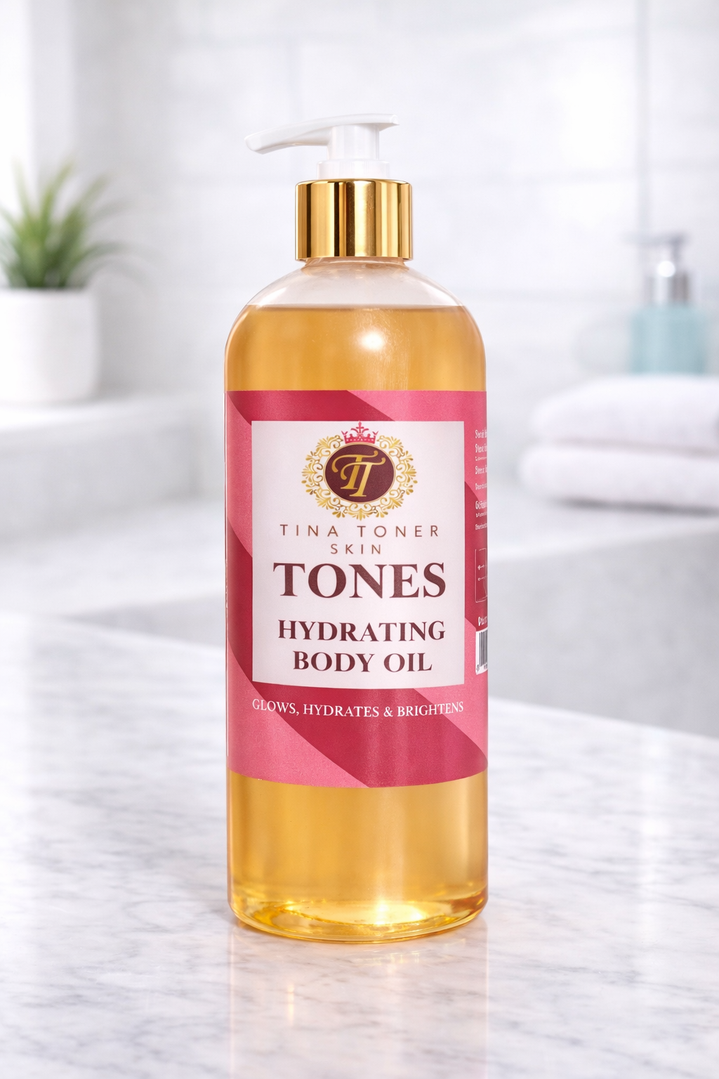 Tones Body Oil Hydrating Oil Big Size 16 Oz 500ml
