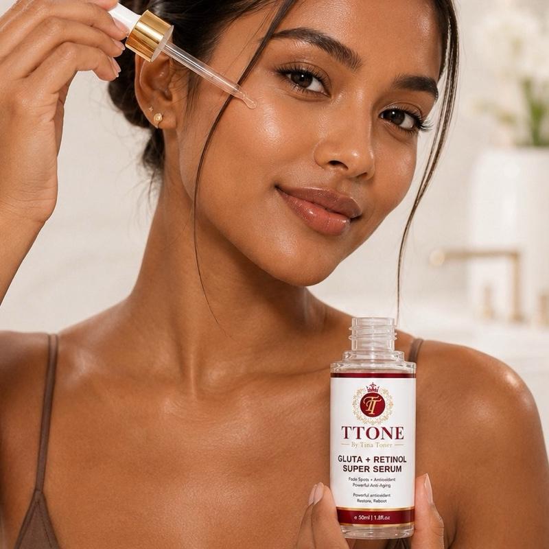 TTONE Gluta + Retinol Skin Renewal Serum For Sensitive & Normal Skin | Retinol & Vitamin C