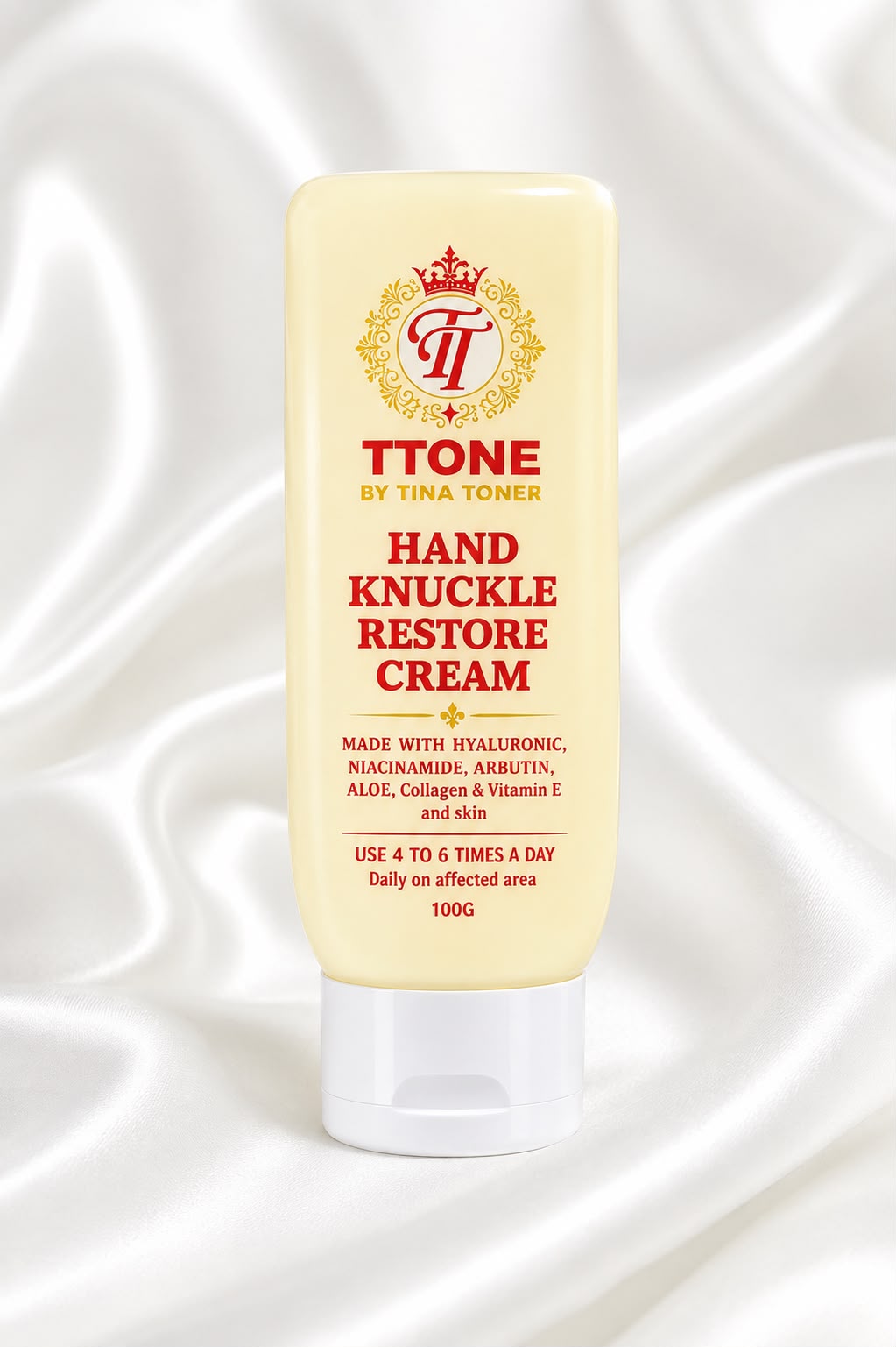 TTONE Hand & Knuckle Restore Cream | Niacinamide, Arbutin & Hyaluronic Acid | 100g