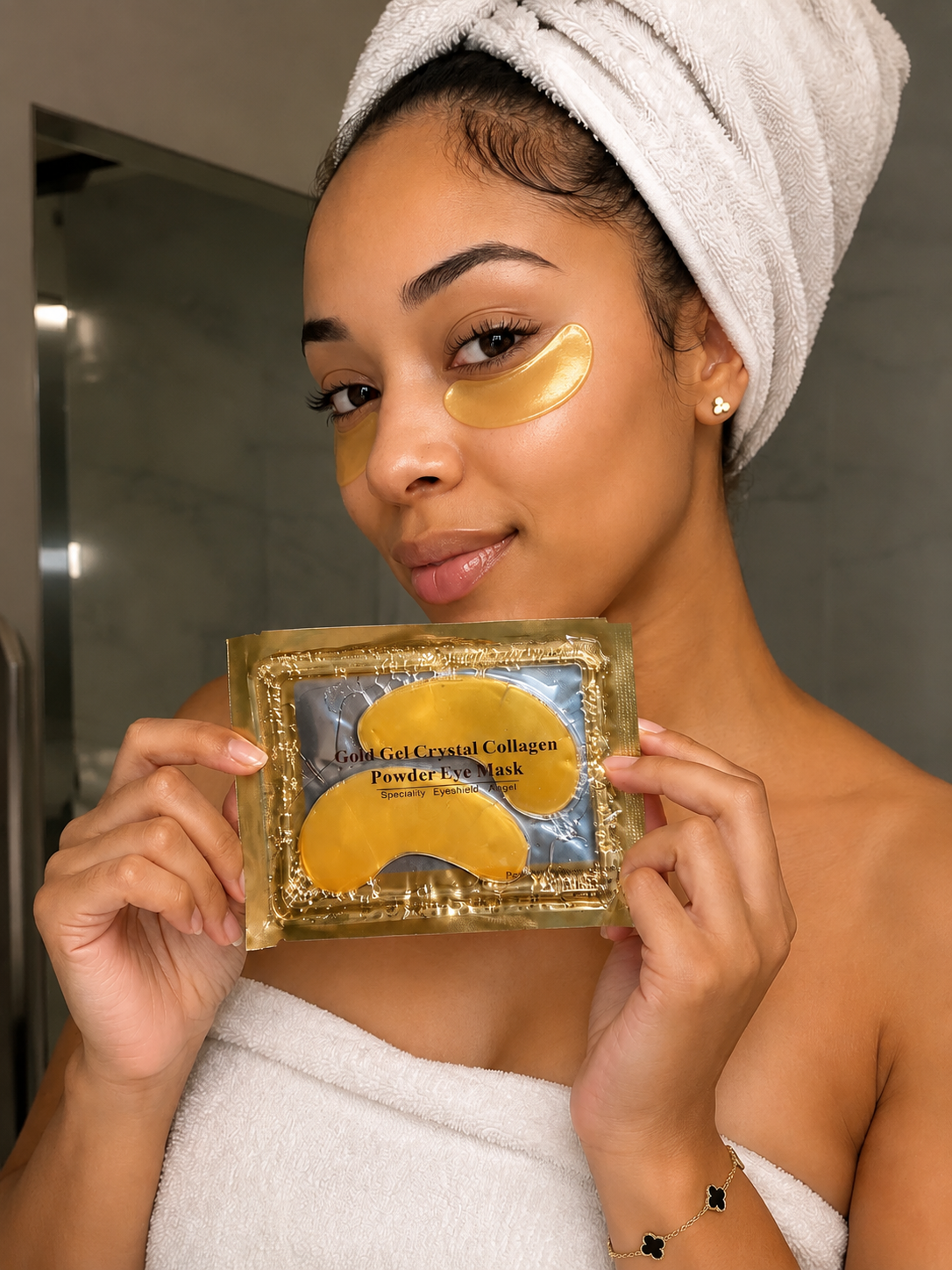 The 24 KARAT UNDER EYE PATCHES 2 piece