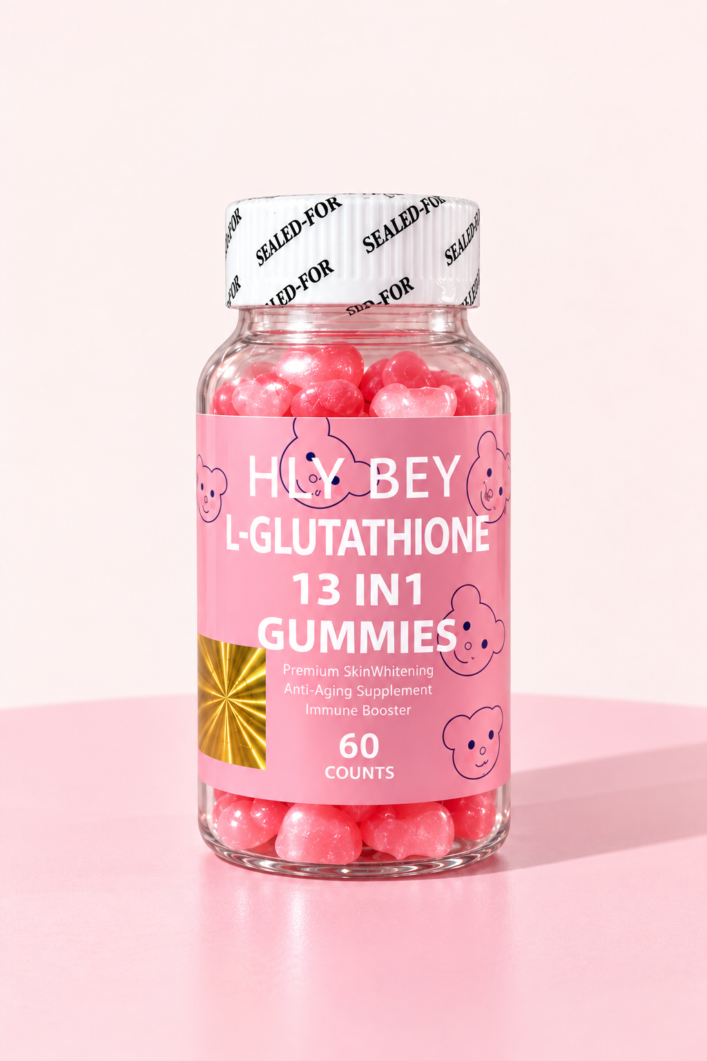 GLOWUP Beauty Gummy with, Vitamin C and Collagen, 500g