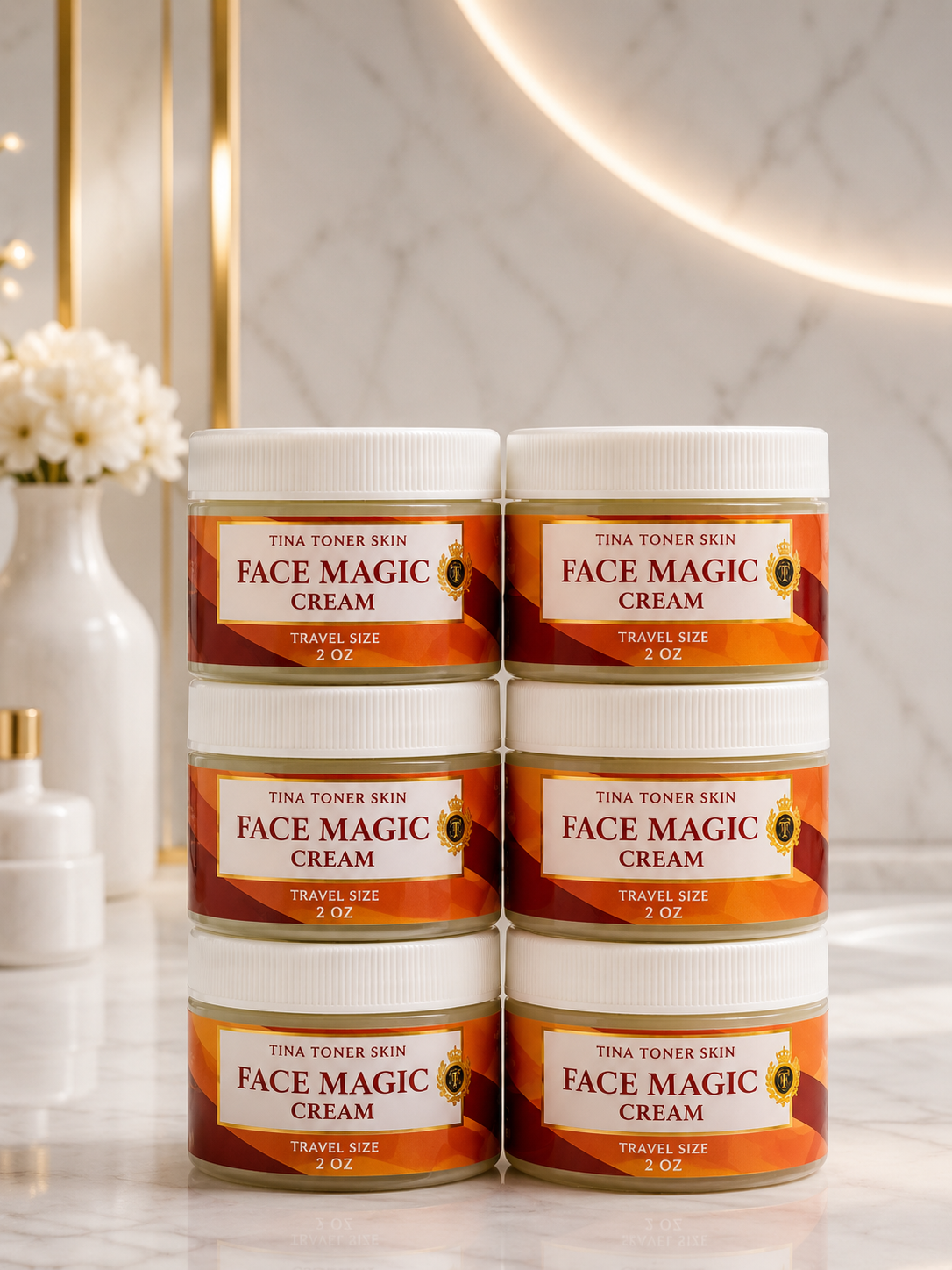 6 piece Face Magic Cream Travel Size Sample