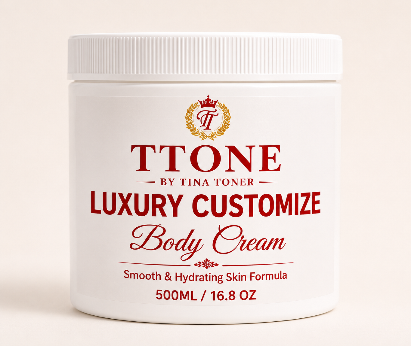Tina Toner COUSTOMIZE Brightening  Body x Face 750ml. Cream