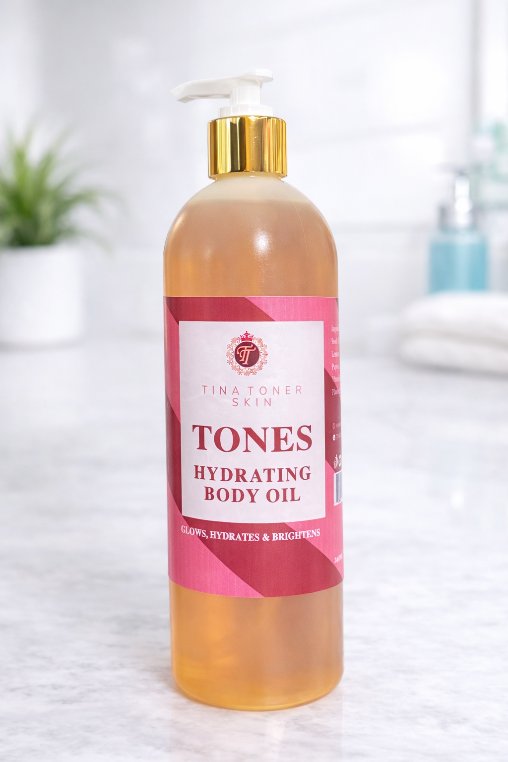 Tones Body Oil Hydrating Oil Big Size 16 Oz 500ml