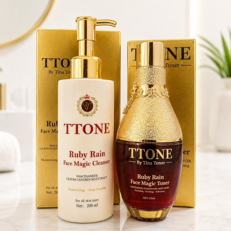 TTONE Ruby Rain and Toner CleanserLimited Edition