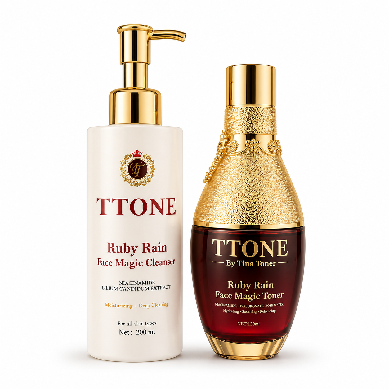 TTONE Ruby Rain and Toner CleanserLimited Edition