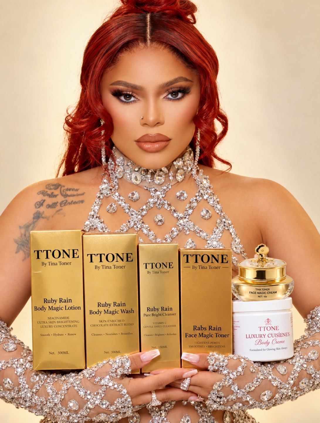 TTONE Brightening Body and face collection (Bob-risky special)