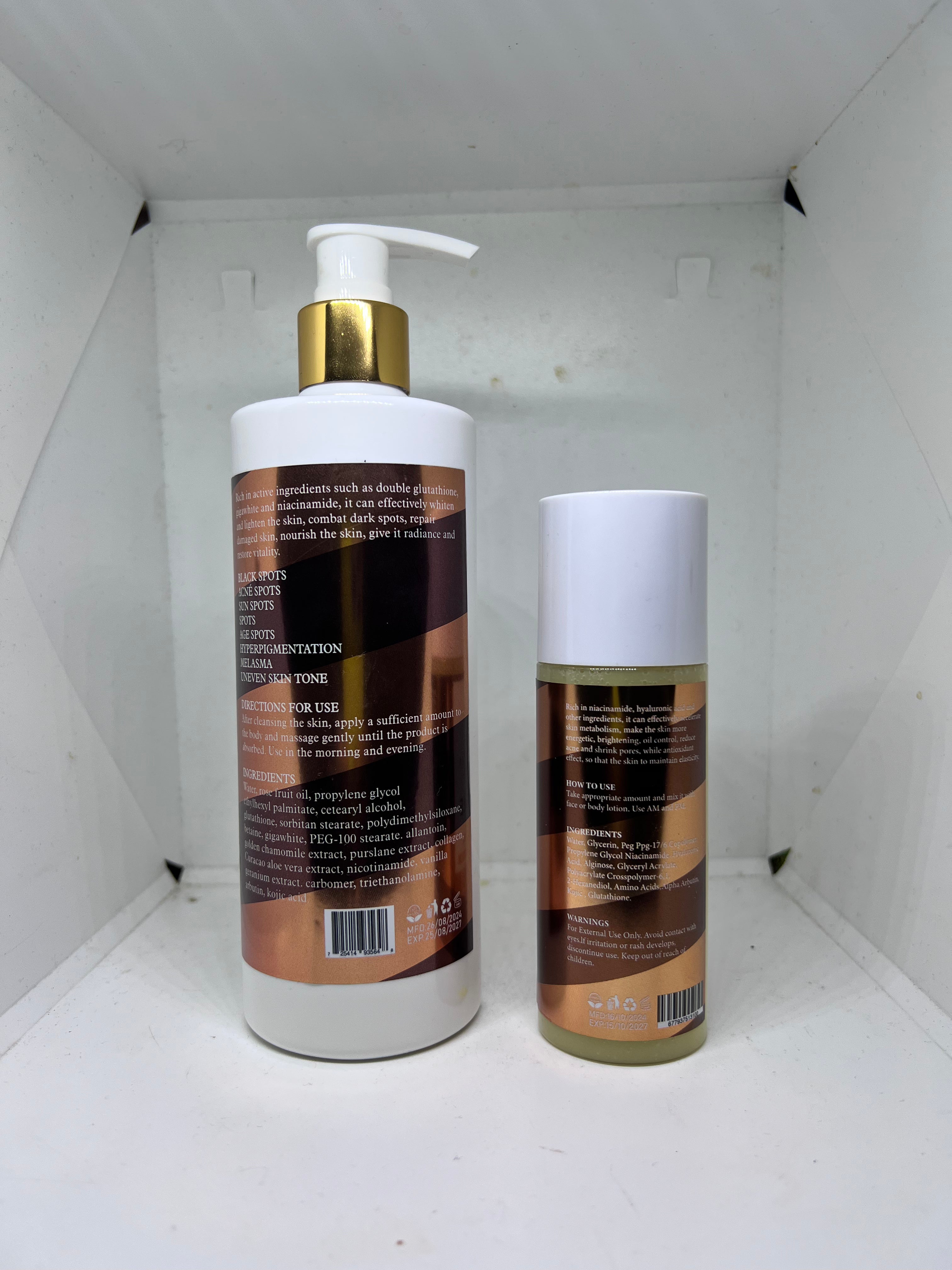 EXTRA BEAUTIFYING BRIGHTENING ) BODY LOTION with Serum 450ml