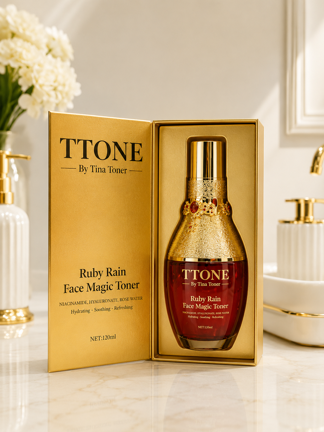TTONE Ruby Rain Body magic Luxury  Brightening set (CEO GLOW SET )
