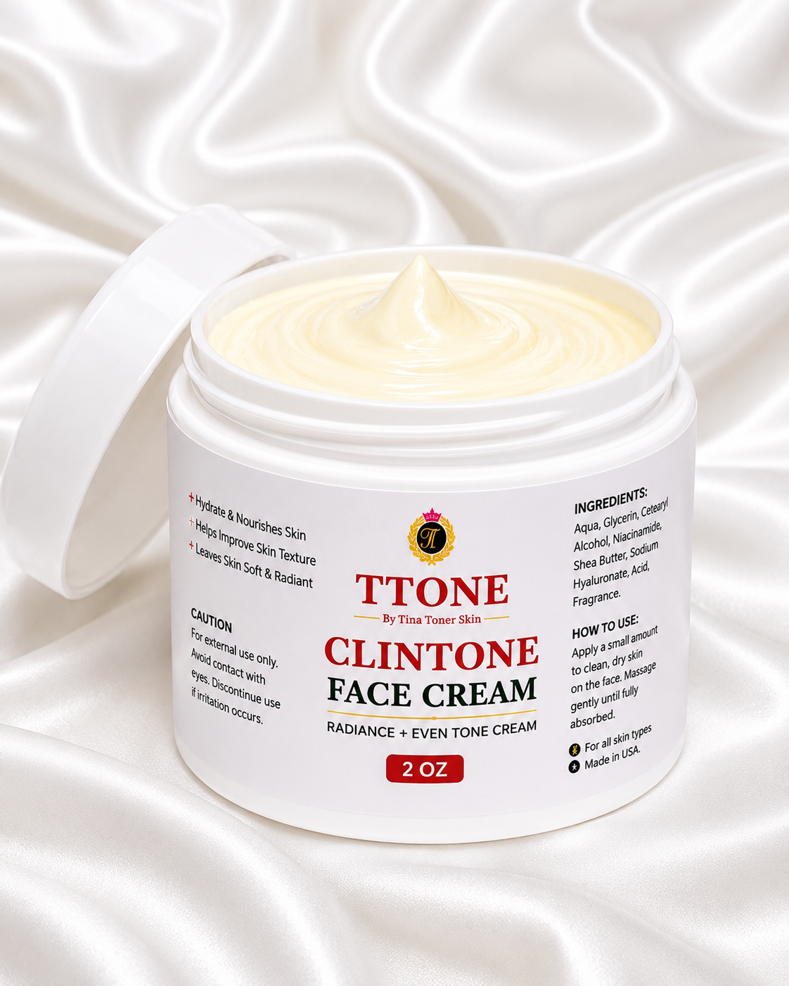 Clintone Face Restore Cream 2 oz