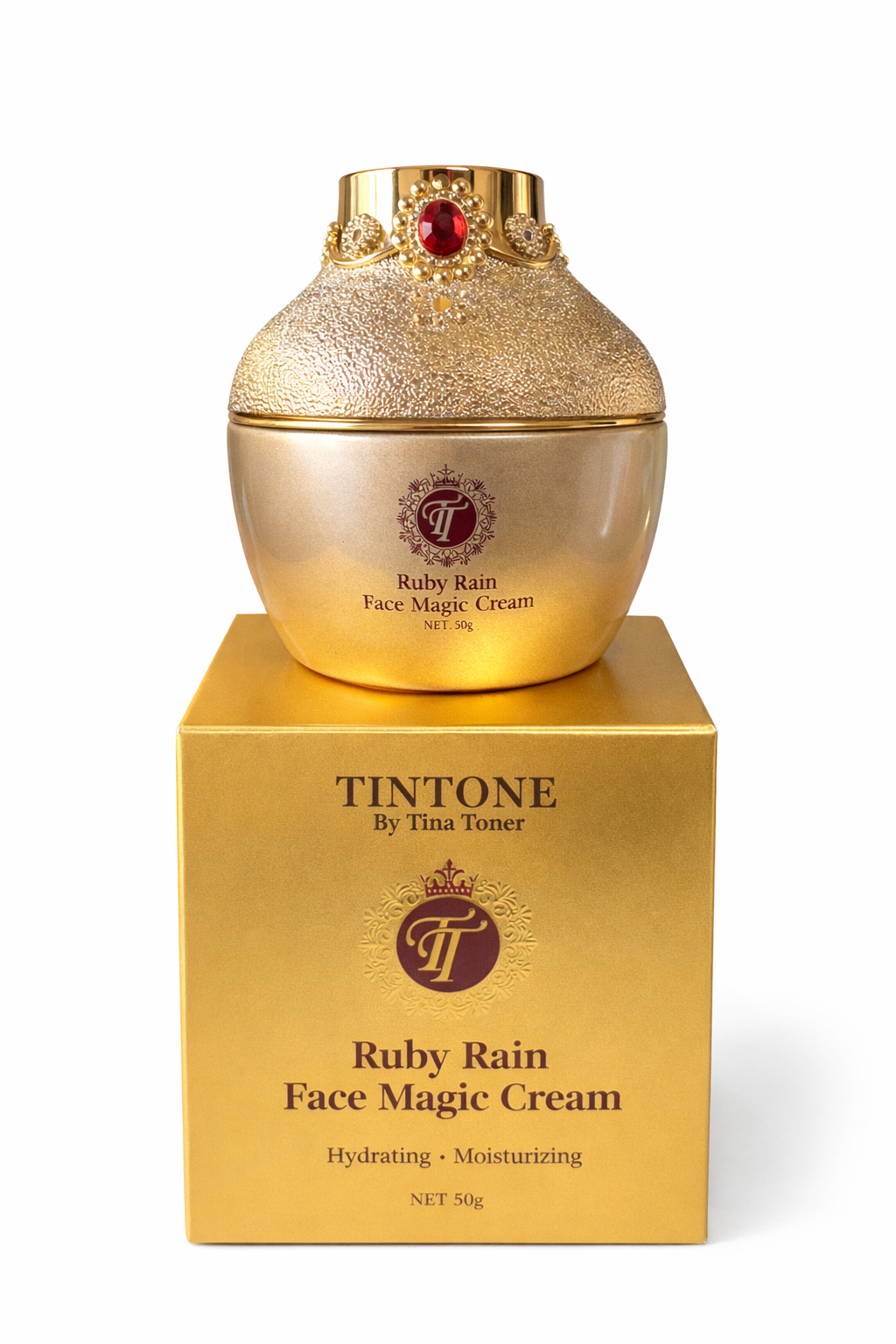 TTONE Ruby Rain Face Magic AND TONER   Cleanser set cream limited edition 3