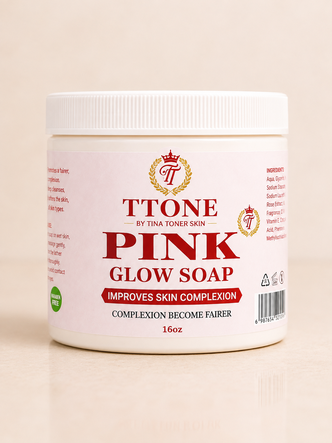 TTONE Gluta Pink Soap