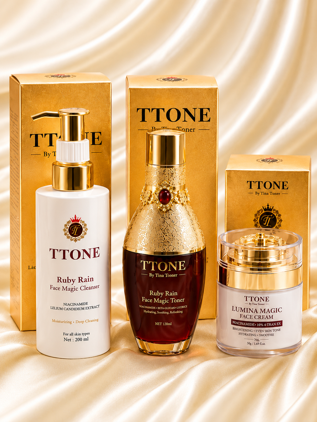 TTONE Naicinamide Anti-Aging Glow Set