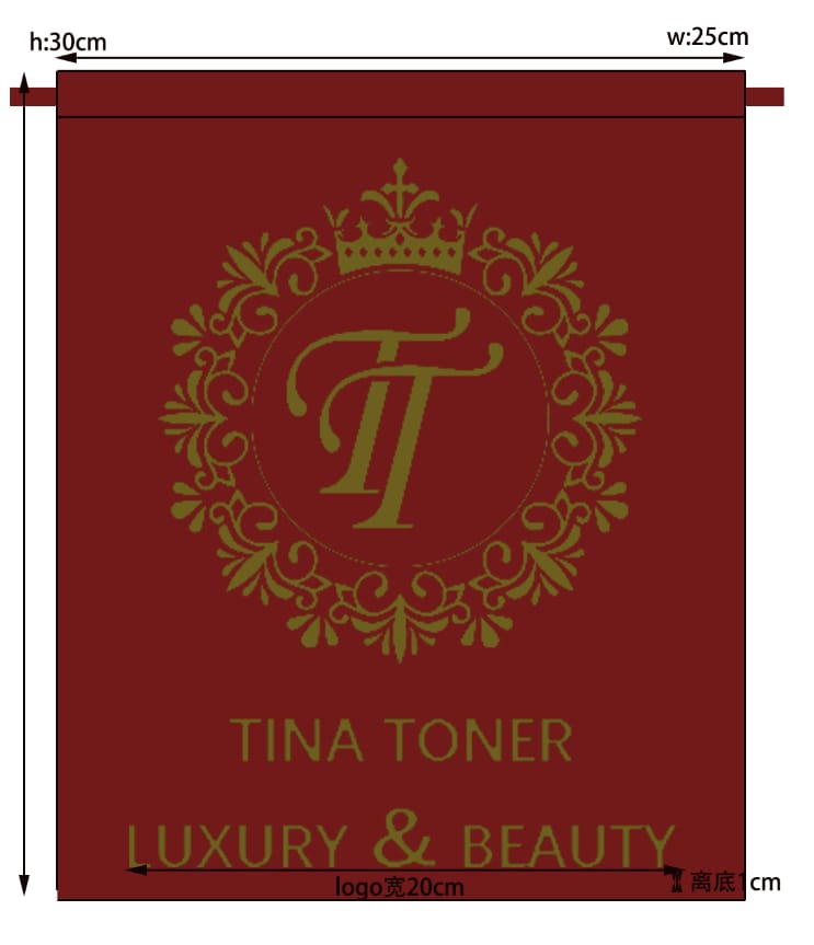TTONE Red Luxury Bag Small