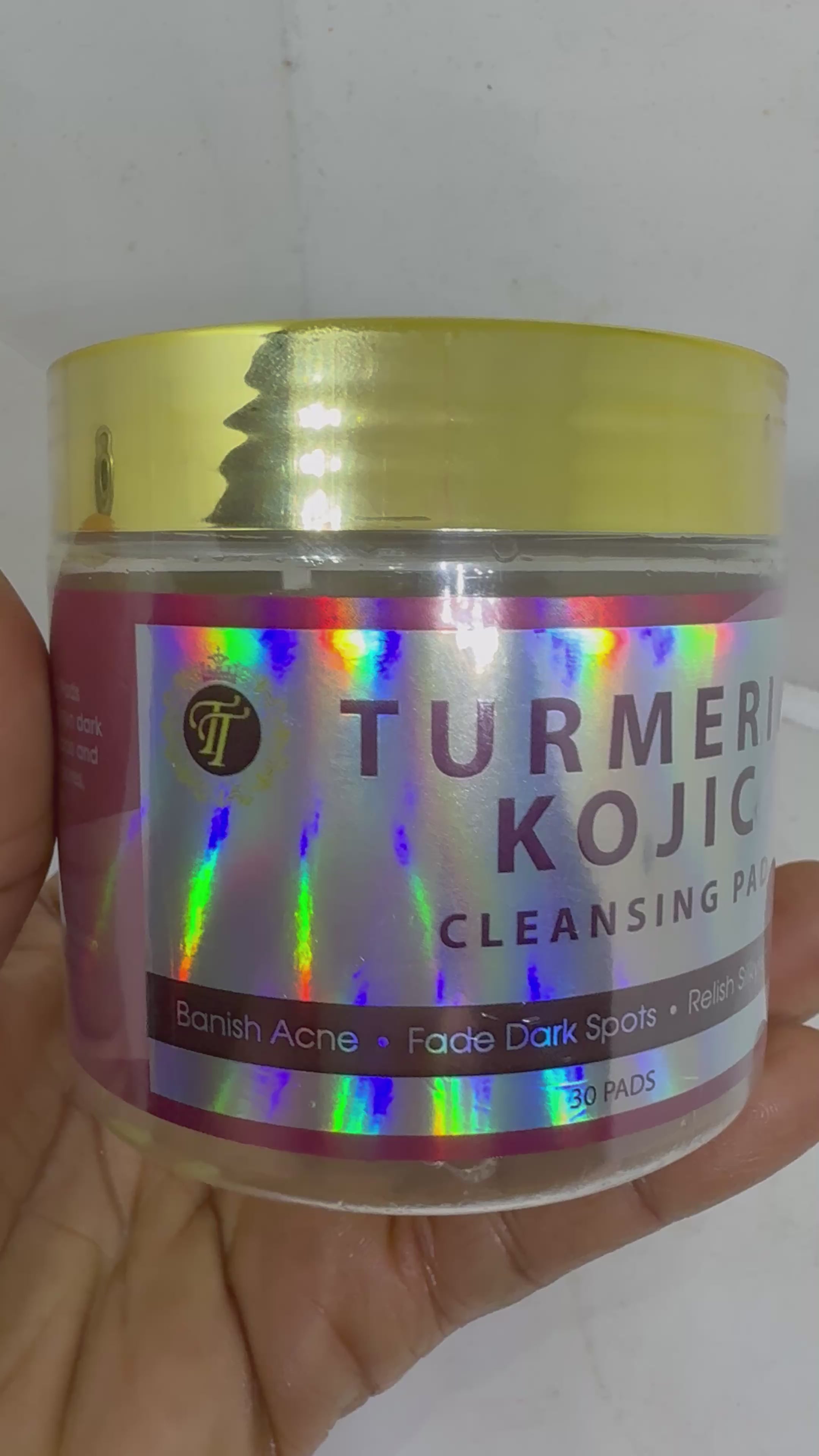 Turmeric Kojic Acid Exfoliating Cleansing Pads